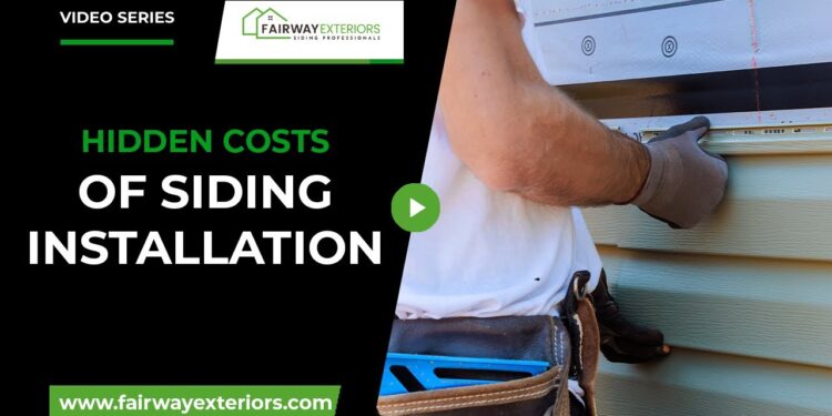 The Hidden Costs Of Siding Installation - YouTube