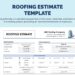Commercial Roofing Estimate Templates Roofing Proposal Template,